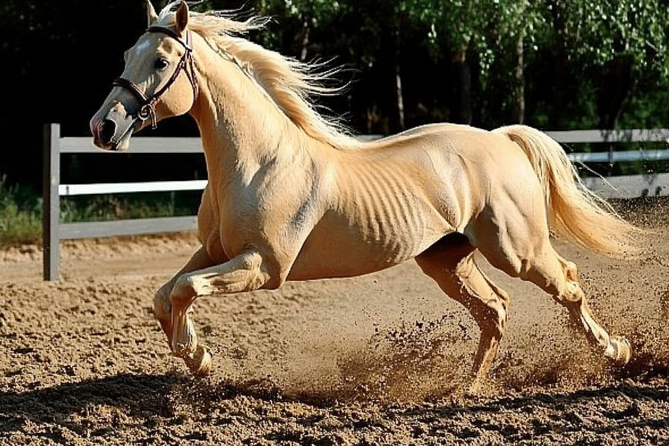 Palomino Ovaro stallion