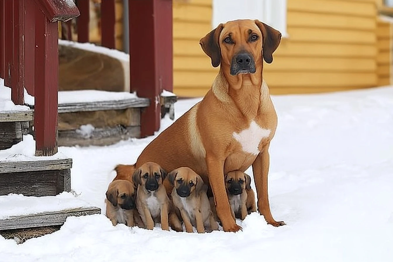 Pregnant Abandoned Dog