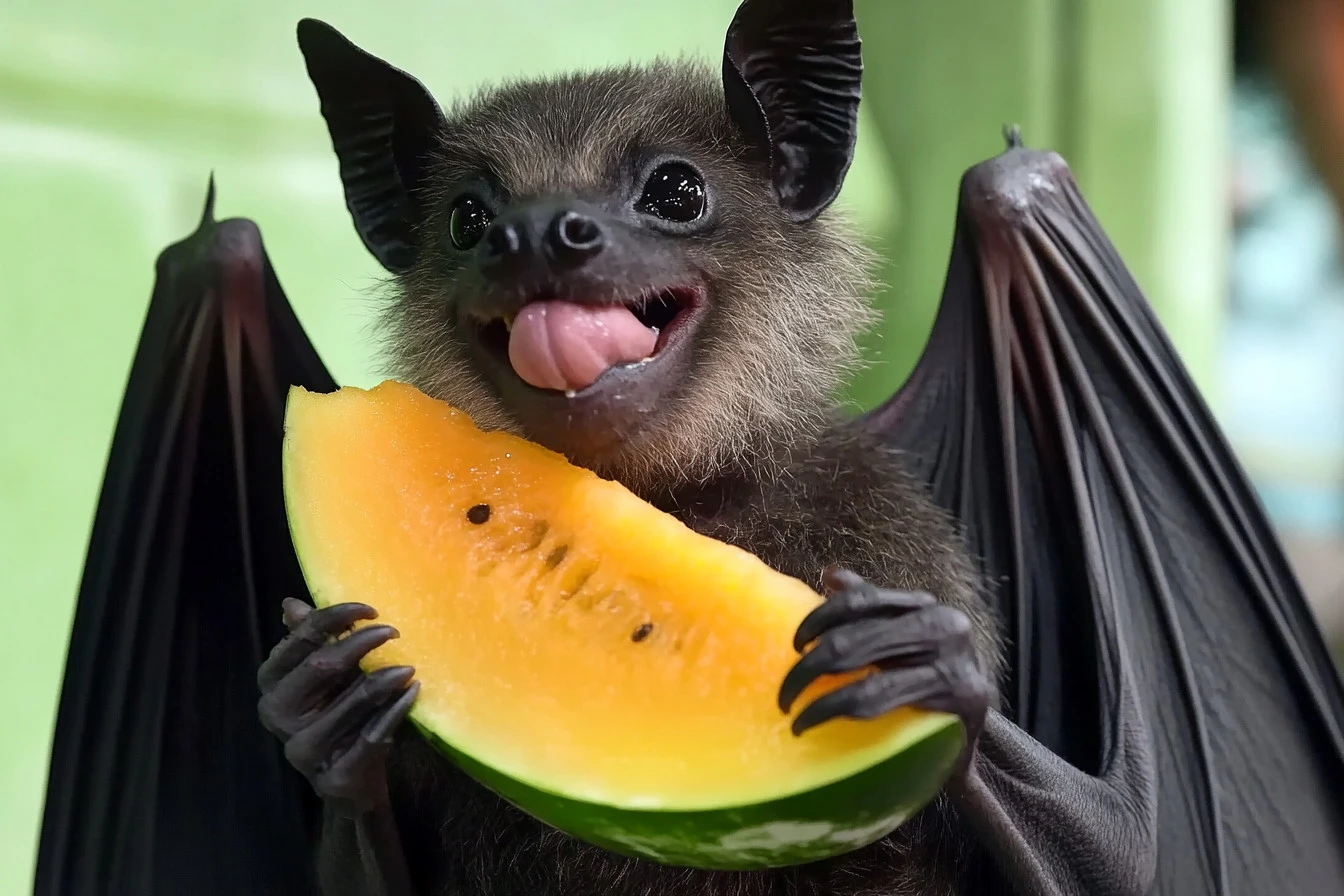 Delightful Snack of a Bat