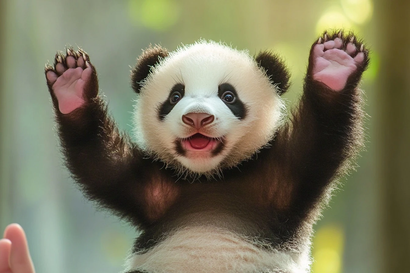Baby Panda and His Mom
