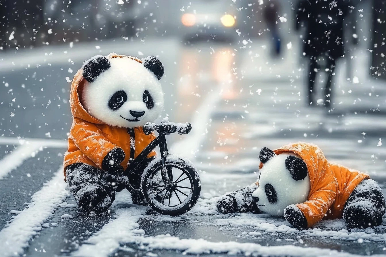 Poor little pandas