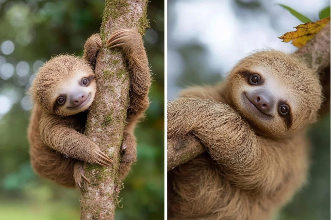 Orphaned Baby Sloths