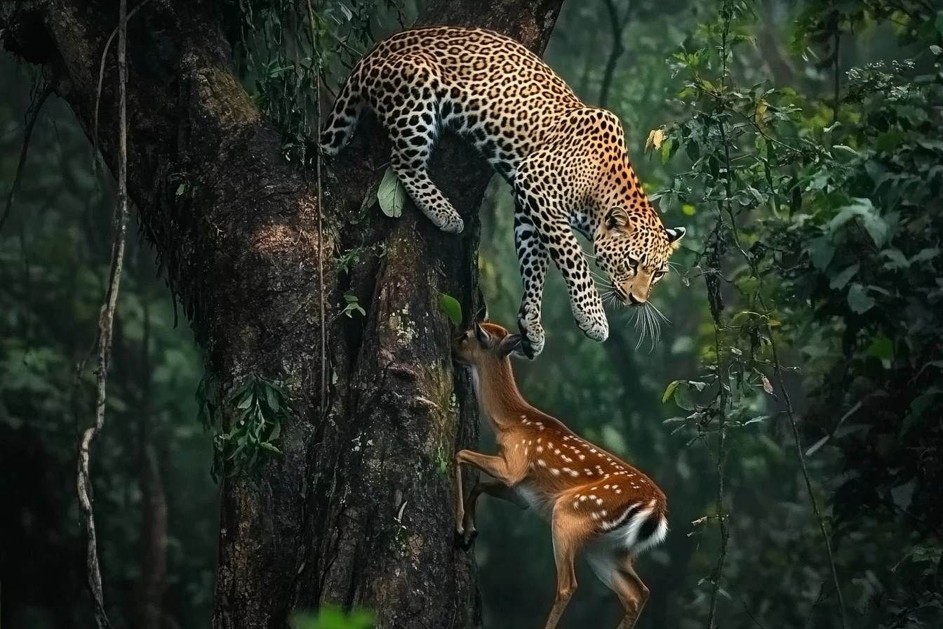 leopard hunting​