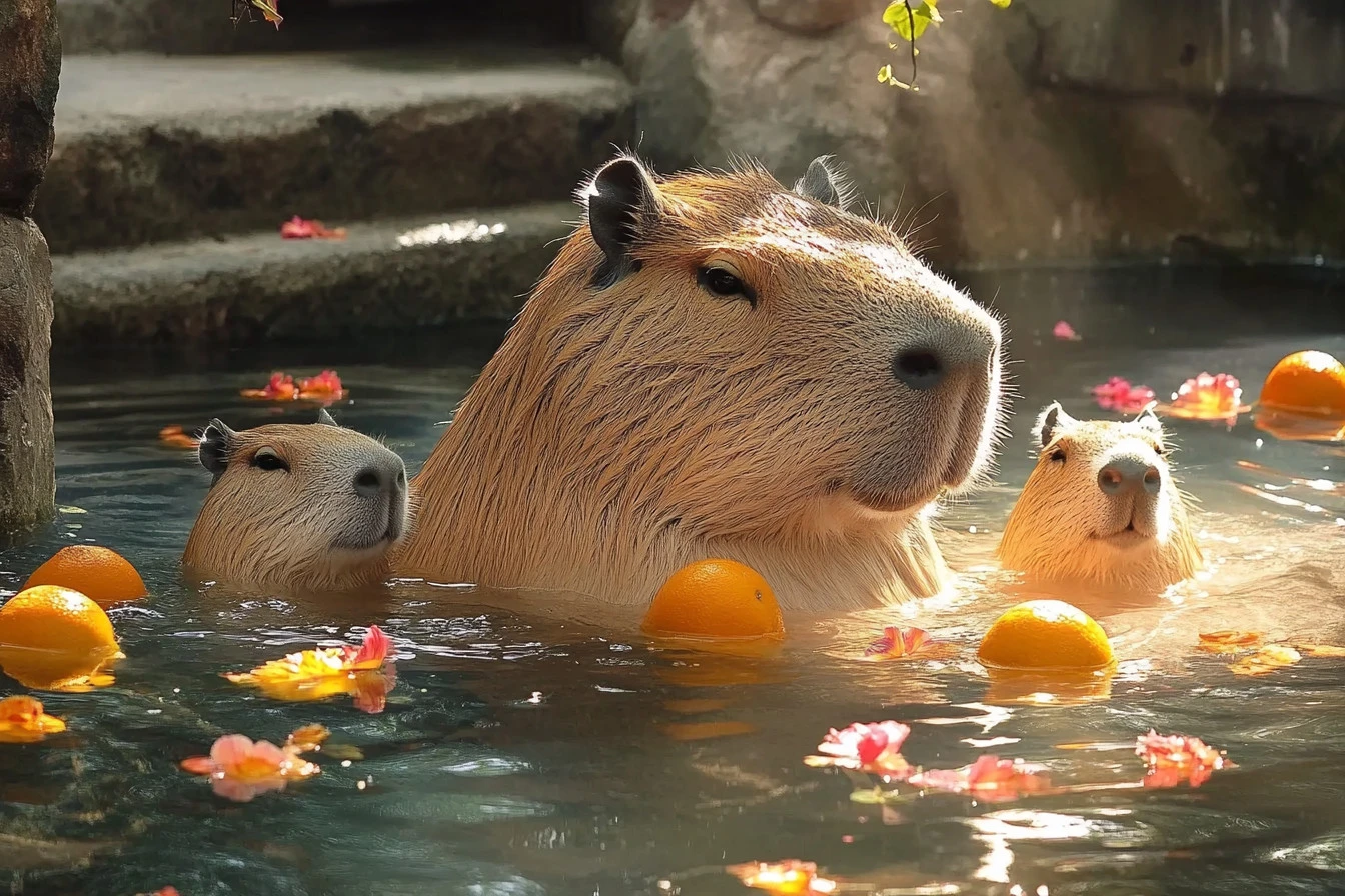 capybara cute​