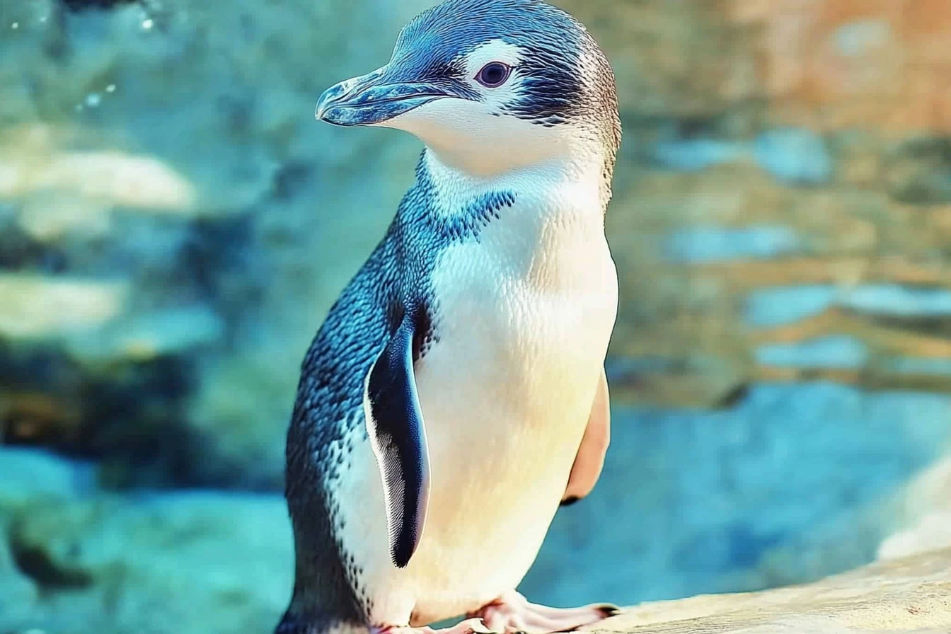 blue penguin plush​