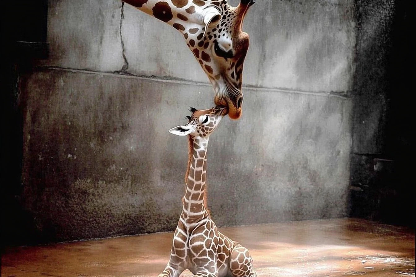 mother giraffe​