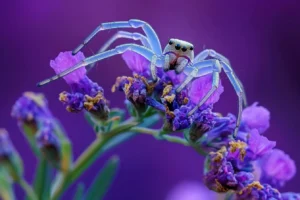 white crab spider​