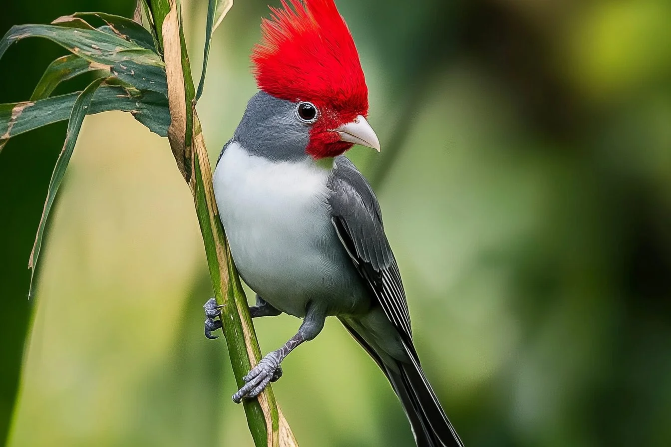 red crested cardinal​