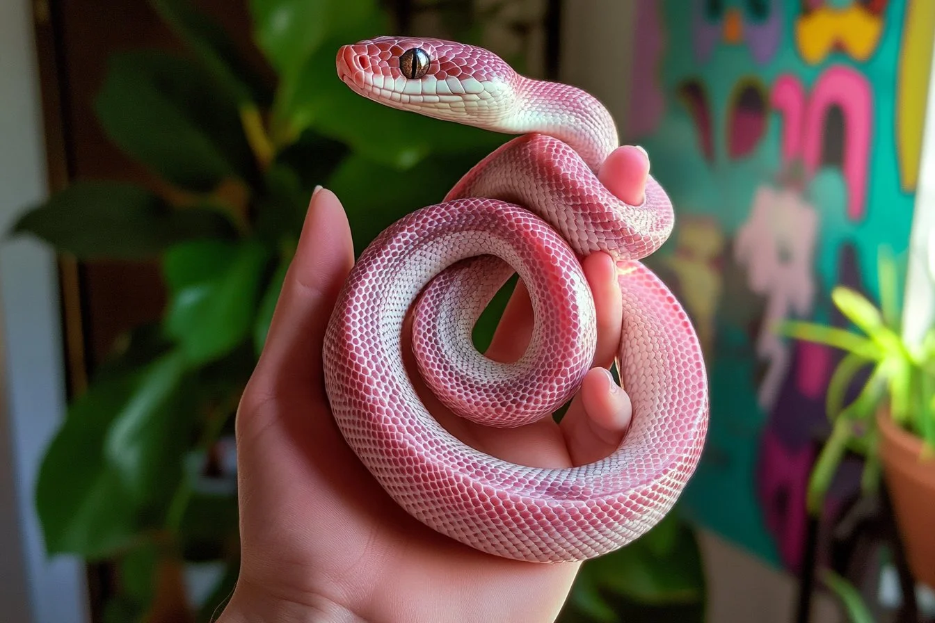 pink snake​