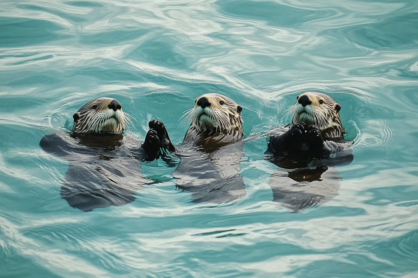 cute pictures of otters​