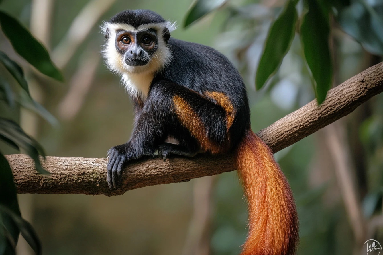 red tailed monkey​