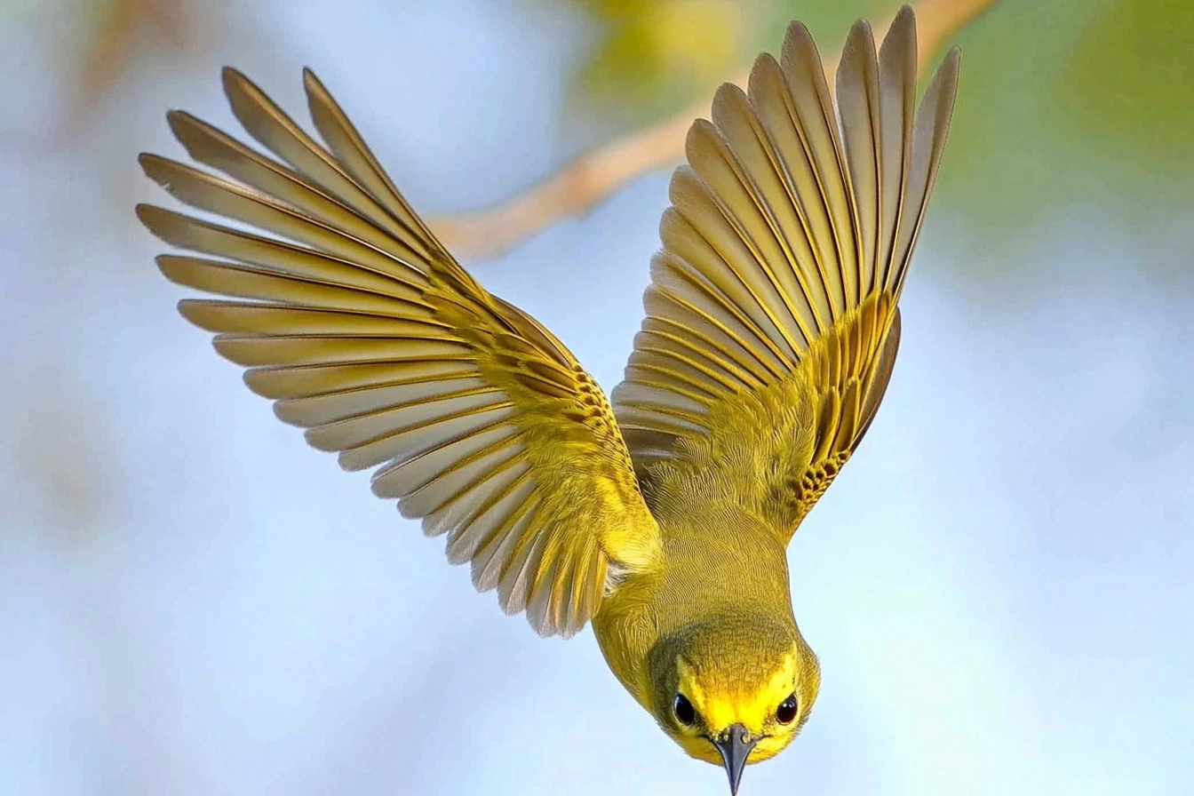 yellow headed warbler​