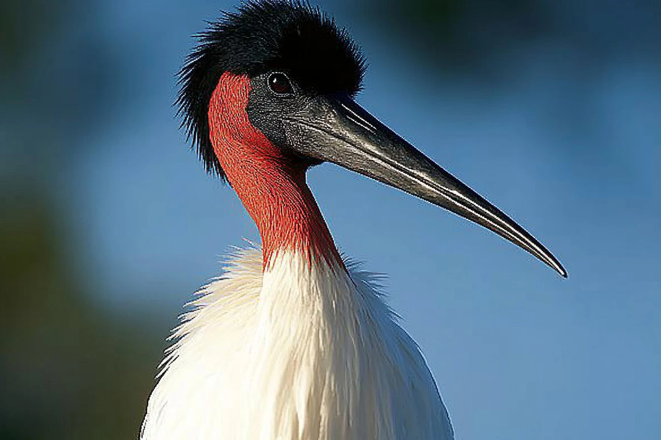 black necked stork​