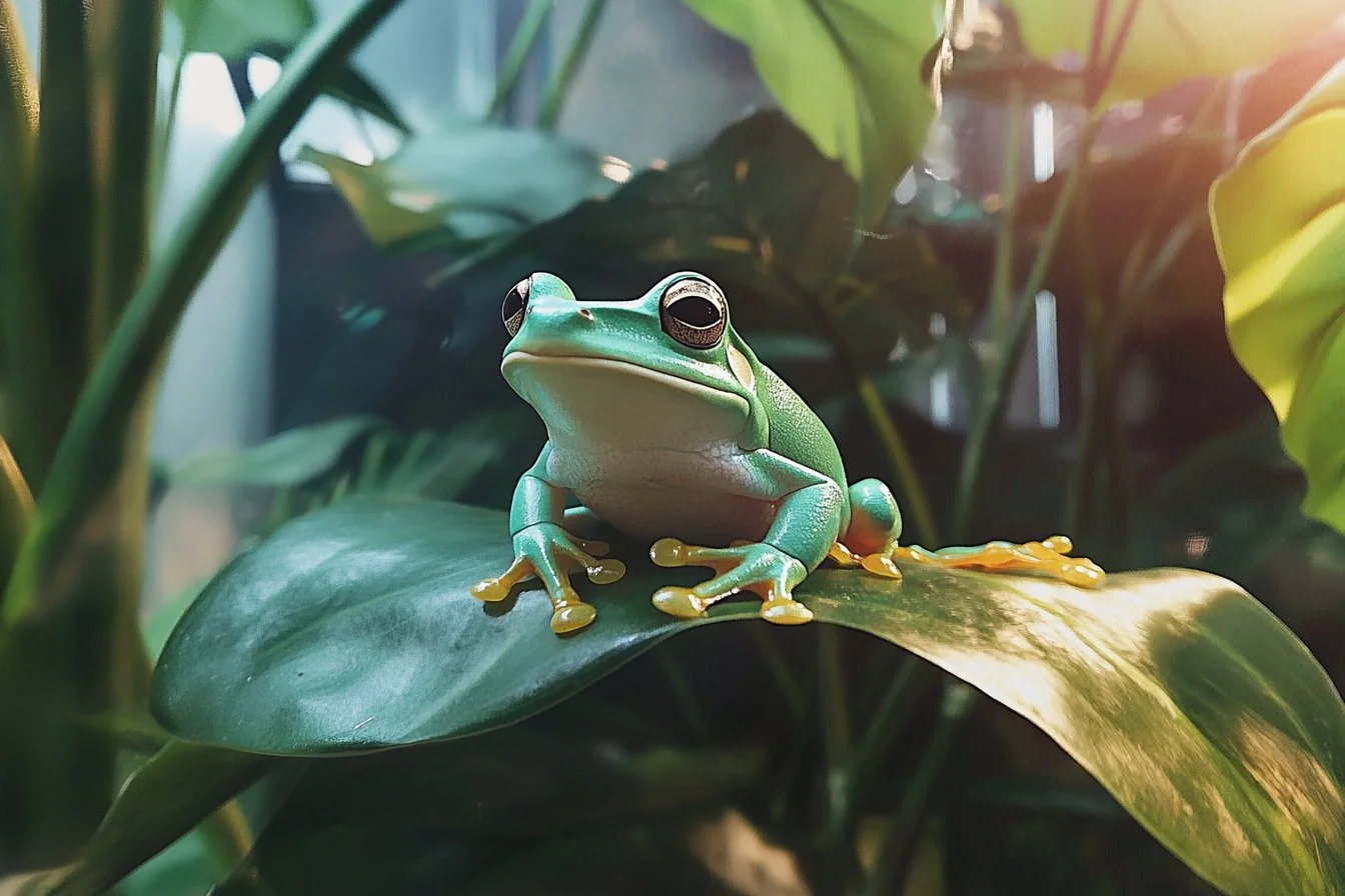 white tree frog pet​