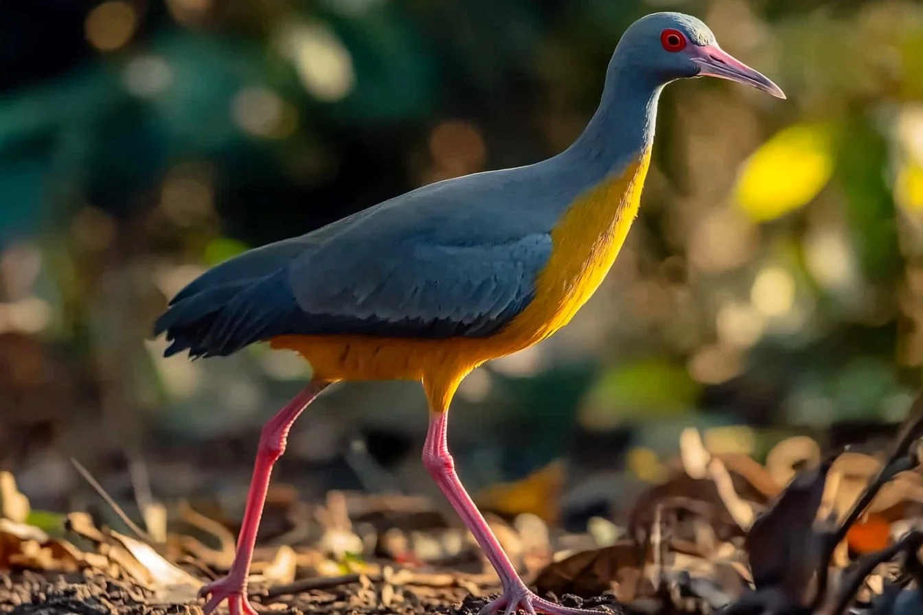 grey-cowled wood rail​