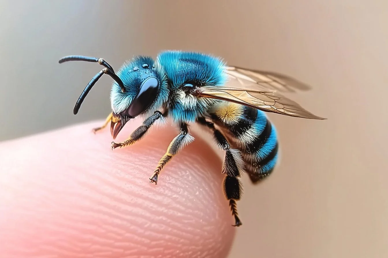 blue-banded bee​
