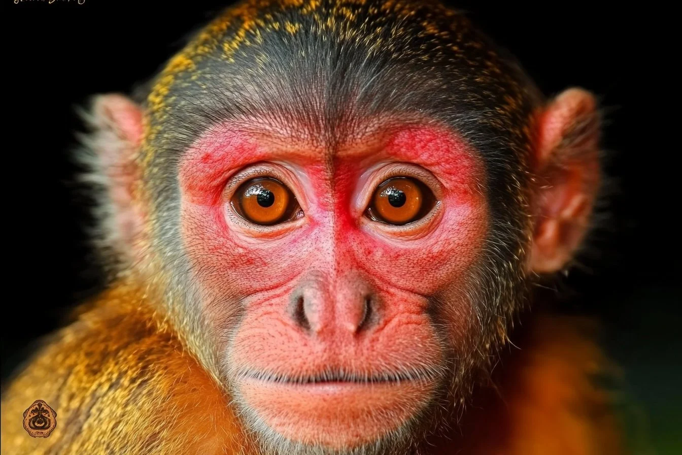 red-faced spider monkey​